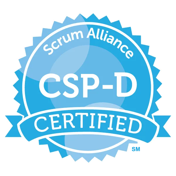 Scrum Alliance Certified Scrum Professional Developer® CSP-D