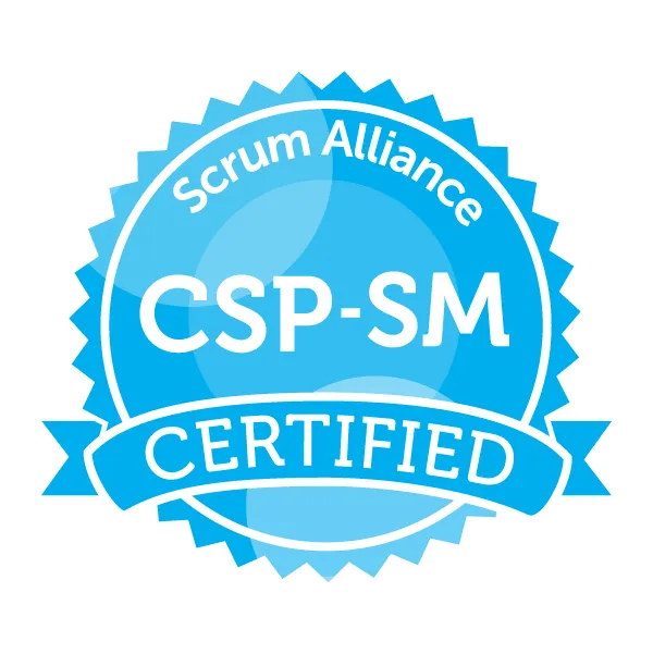 Scrum Alliance CSPSM Certified Scrum Professional ScrumMaster® CSP-SM